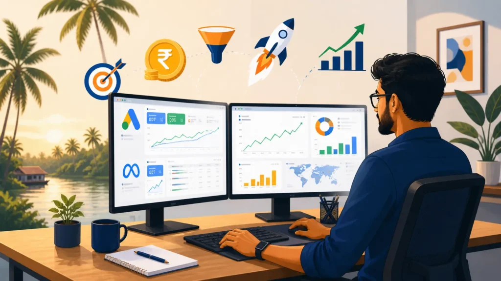 Best Performance Marketer in Kerala – Data-Driven Google Ads and Meta Ads Expert
